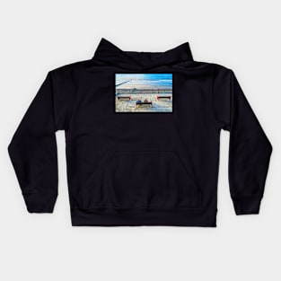 Sitting By The Sea Kids Hoodie